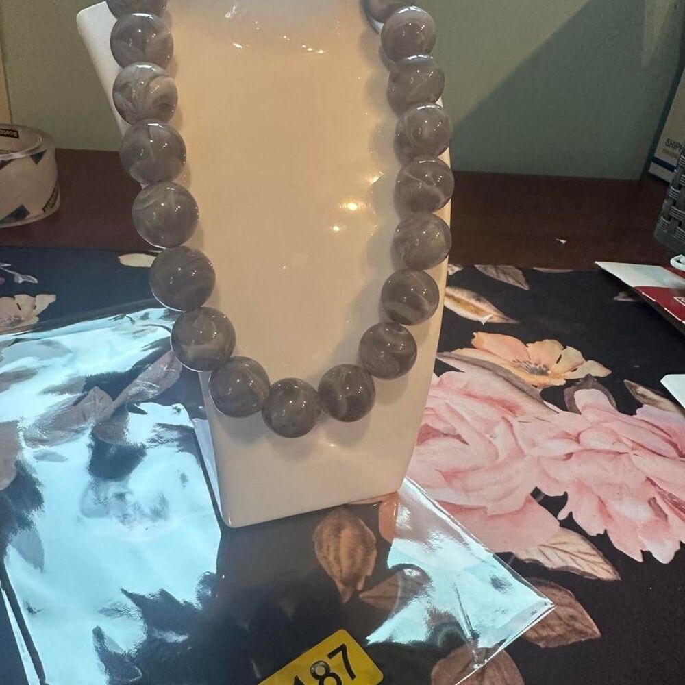 Women's Grey and Brown Jewelry